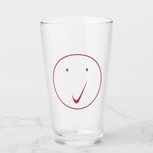 Kijk naar het gezicht - Tick, Transp/Red. Glas (Voorkant)