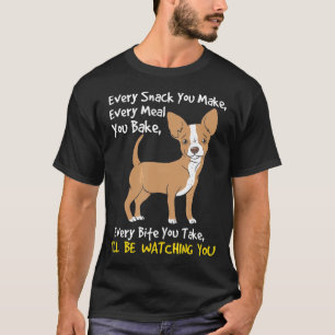 Kijk naar je grappige Chihuahua Hondenliefhebber T-shirt