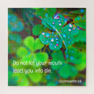 Kijk naar je mondpuzzel legpuzzel