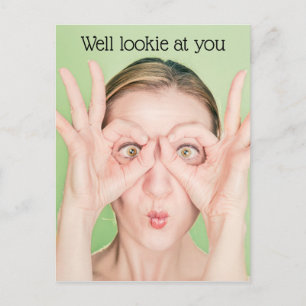 Kijk naar jou briefkaart