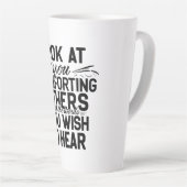 Kijk naar jou latte mok (Rechterhoek)