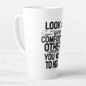 Kijk naar jou latte mok (Linkerhoek)