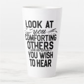 Kijk naar jou latte mok (Voorkant)