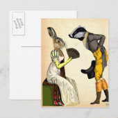 Kijk naar liefde briefkaart (Voorkant / Achterkant)