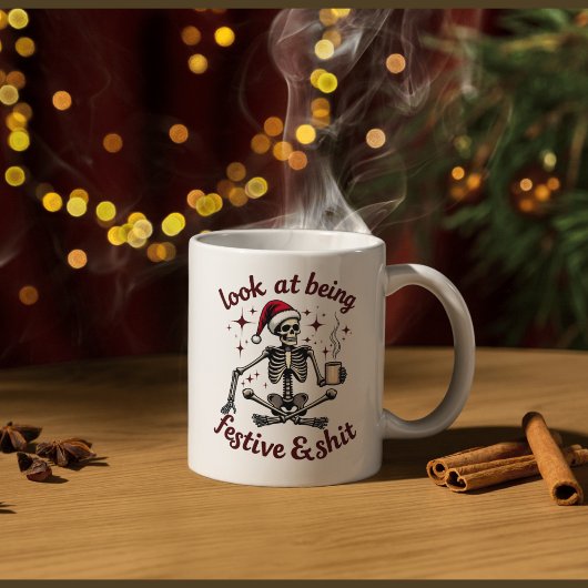 Kijk naar mij als feestelijke Mok