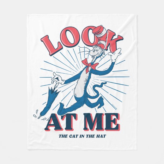 Kijk naar mij kat in het Pet Fleece Deken (Voorkant)