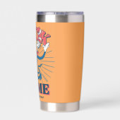 Kijk naar mij kat in het Pet Geïsoleerde Drinkbeker (Achterkant)