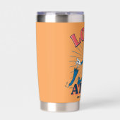 Kijk naar mij kat in het Pet Geïsoleerde Drinkbeker (Voorkant)