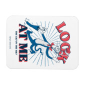 Kijk naar mij kat in het Pet Magneet (Horizontaal)