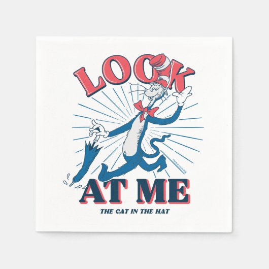 Kijk naar mij kat in het Pet Servet (Voorkant)