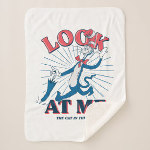 Kijk naar mij kat in het Pet Sherpa Deken