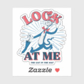 Kijk naar mij kat in het Pet Sticker (Vel)