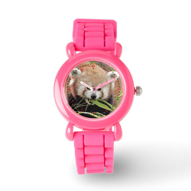 Kijk naar rode panda. Panda roux. Horloge (Voorkant)