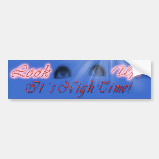 KIJK NAAR TIME EN DK BUMPERSTICKER