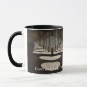 Kijk niet achterom! Mok (Links)