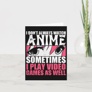Kijk niet altijd naar anime, speel soms videogames kaart