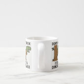 Kijk niet, het is een dinosaurus espresso kop (Achterkant)