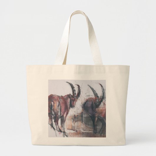 Kijk niet naar beneden grote tote bag (Voorkant)