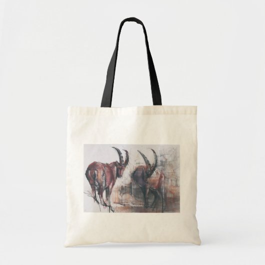 Kijk niet naar beneden tote bag (Voorkant)