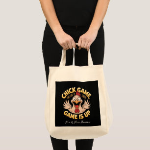 Kijk niet naar de Chicken The Funny Game Tote Bag