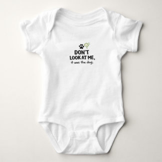 Kijk Niet Naar Mij Het Was De Hond Baby Bodysuit
