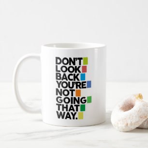 Kijk niet om koffiemok