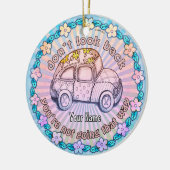 Kijk niet terug keramisch ornament (Links)