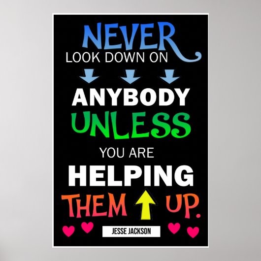 Kijk nooit naar andere Posters (Voorkant)