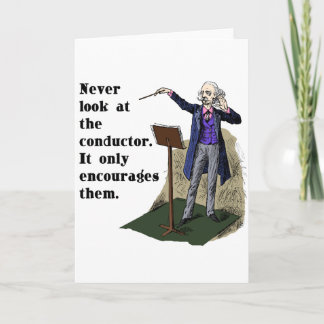 Kijk nooit naar de geleider kaart