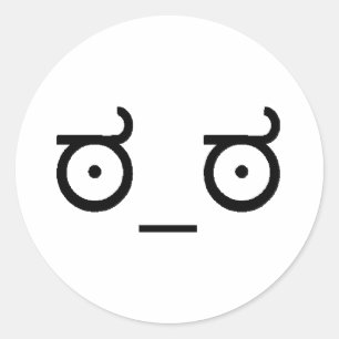 kijk op afkeuring ronde sticker