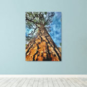 Kijk op! canvas afdruk (Insitu (Houten vloer))