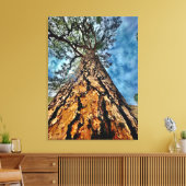 Kijk op! canvas afdruk (Insitu (Woonkamer))