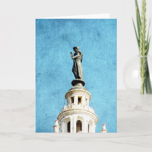 Kijk over de Plaza Kaart (Voorkant)