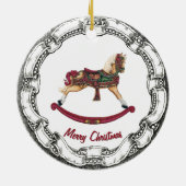  kijk-Rockpaard Keramisch Ornament (Achterkant)