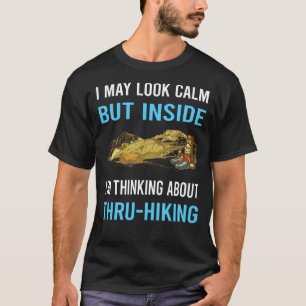 Kijk rustig door-wandelen door wandelen wandelaar t-shirt