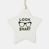 Kijk slim keramisch ornament (Rechts)