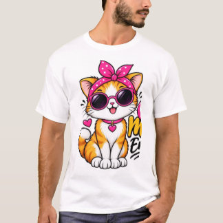 Kijk stijl Kat T-shirt