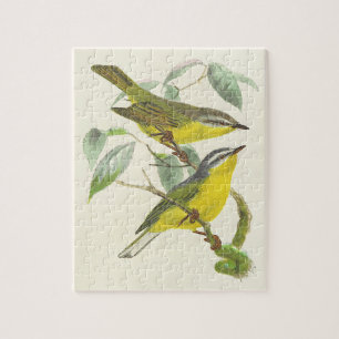 kijk, twee Perching Birds Puzzle Legpuzzel