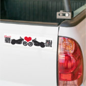 Kijk tweemaal ・ Red een leven Bumpersticker (Op Truck)