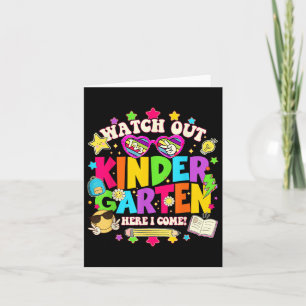 Kijk uit 1e klas hier kom ik terug naar school voo kaart