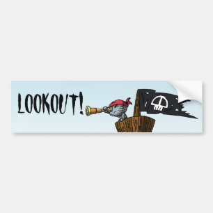 KIJK UIT! BUMPERSTICKER