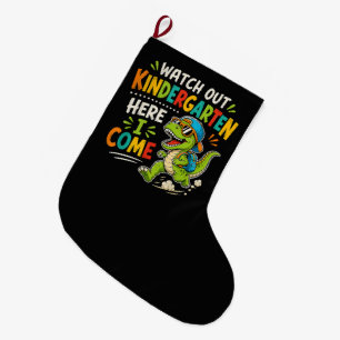Kijk uit kleuterschool hier kom ik Dino Grote Kerstsok