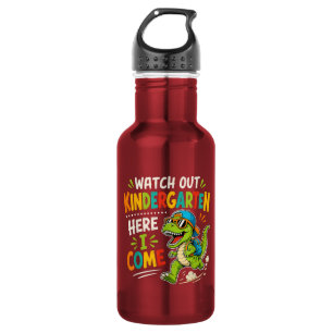 Kijk uit kleuterschool hier kom ik Dino Waterfles