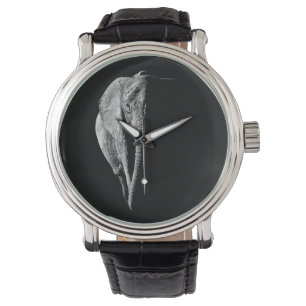 Kijk uit met Afrikaanse olifant Horloge