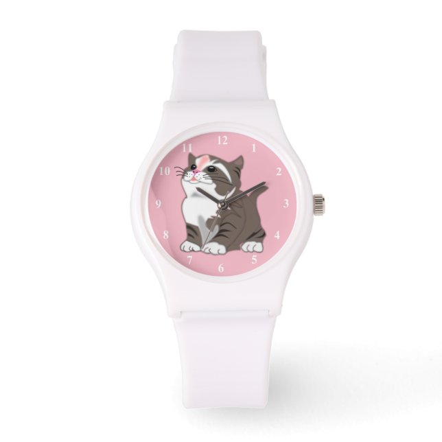 Kijk uit met Baby Kitten Horloge (Voorkant)