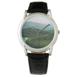 Kijk uit met Island Scene Horloge