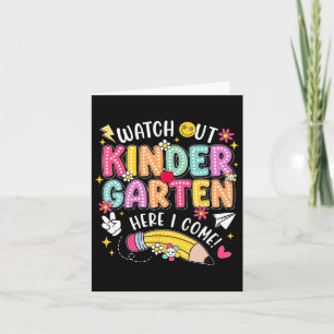 Kijk uit naar de kleuterschool. Ik kom terug naar Kaart