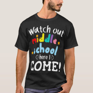 Kijk uit naar de middelbare school hier. Ik kom ui T-shirt