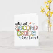 Kijk uit naar de tweede klas hier. Ik kom de eerst Kaart (Gele Bloem)