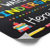 Kijk uit naar Kindergarten Hier kom ik, Chalkboard Poster (Hoek)